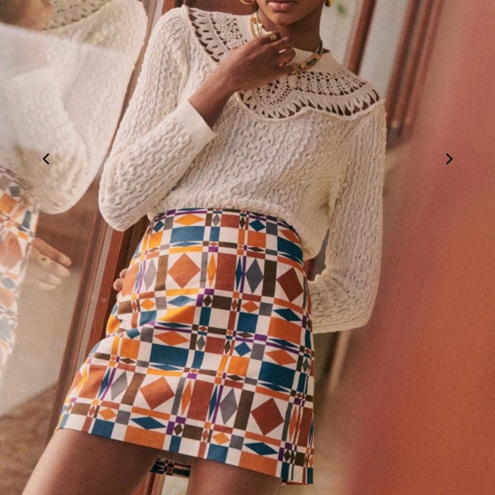 NWOT | Sezane Mali Mini Skirt size 2 EU 34